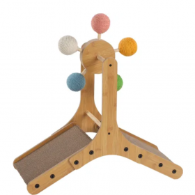 Flamingo SCRATCHING TOY DOLF BROWN 56x26,5x57,5см. - драскалка за котки